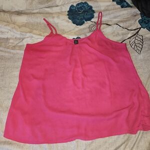 Hot pink spaghetti strap top